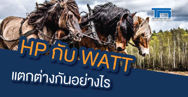 HP กับ WATT แตกต่างกันอย่างไร            